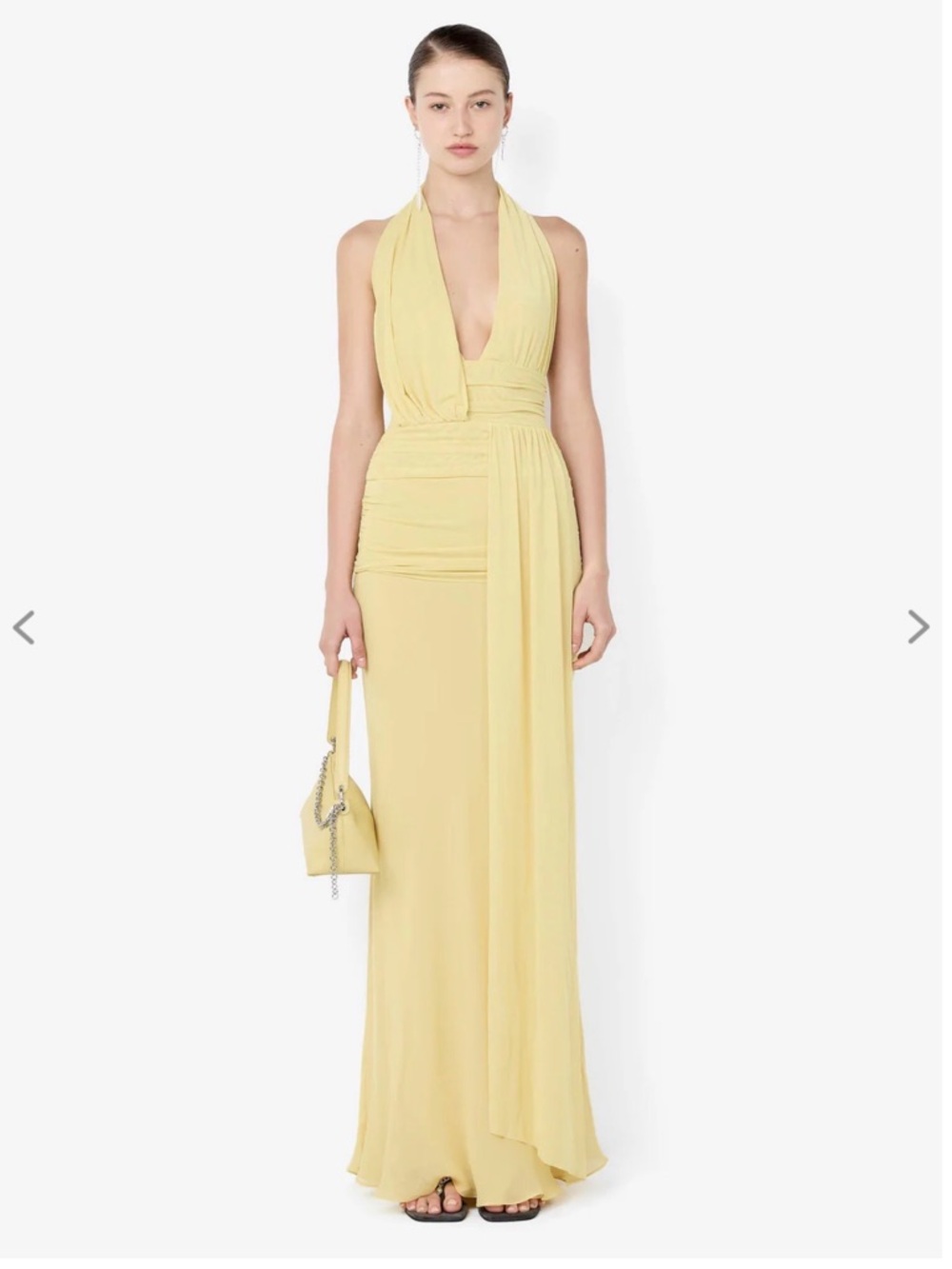 BEC+ BRIDGE , CASSIS DRAPE MAXI DRESS